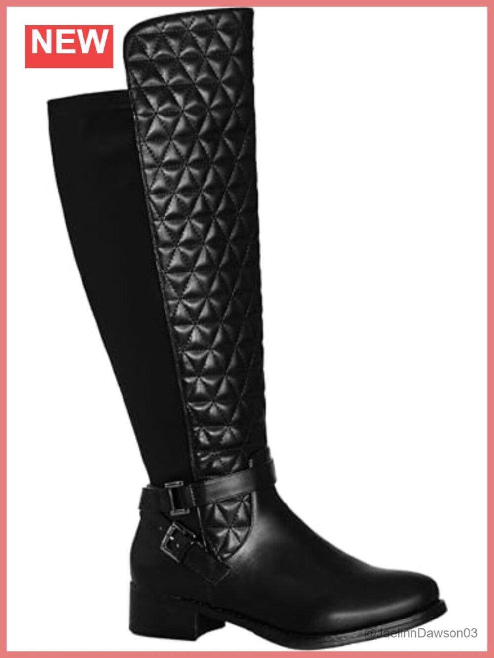 Extra Wide Fit Diana Tall Boot Faux Leather Knee High